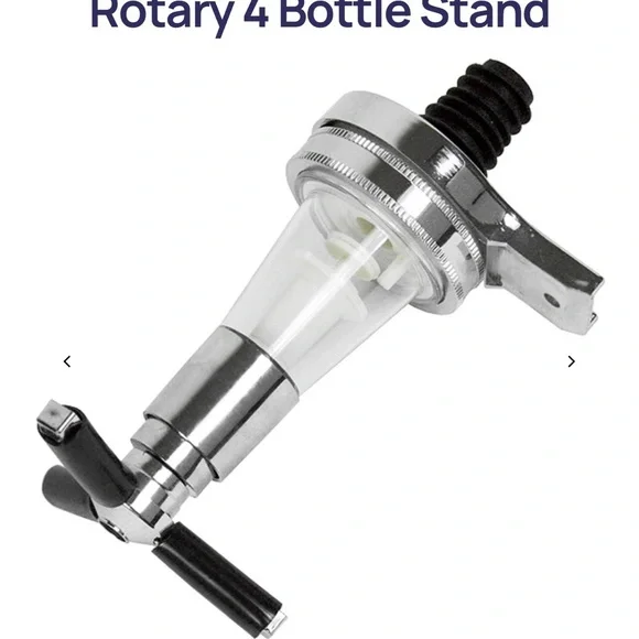 Rotating Liquor Dispenser with Chrome Finish Can be ceiling Mounted or Wall - Picture 3 of 6